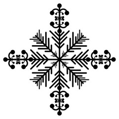 snowflake creative icon image vector illustration design 