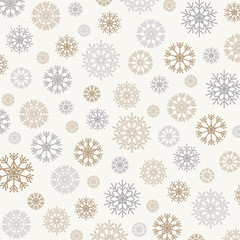 Gorgeous snowflakes background