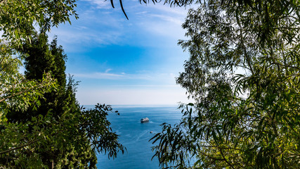 View on the cruise ship