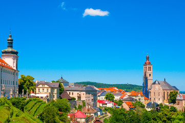 Obraz premium Kutna Hora landmark with Saint James Cathedral, Czech Republic
