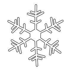 creative snowflake icon image vector illustration design 