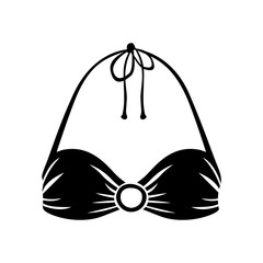 woman swimsuit icon image vector illustration design 