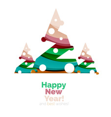 Christmas and New Year sale banner