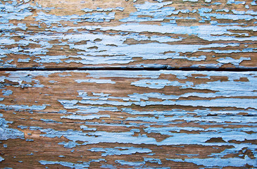 Naklejka premium Wood texture with cracked paint