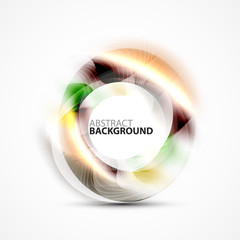 Vector abstract blurred swirl