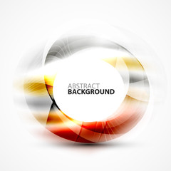 Vector abstract blurred swirl