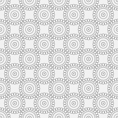 Vector seamless pattern. Modern decorative  design template. Creative intricate background.