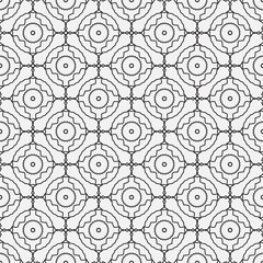 Vector seamless pattern. Modern decorative  design template. Creative intricate background.