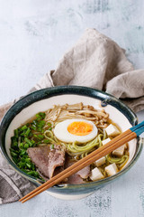 Asian noodle soup