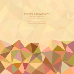 Abstract digital triangle tile background