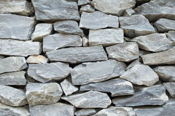 Pattern of black slate wall texture and background