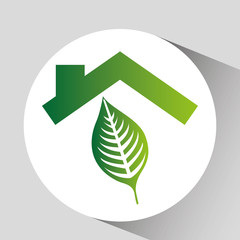 concept environment leaf nature icon graphic vector illustration eps 10