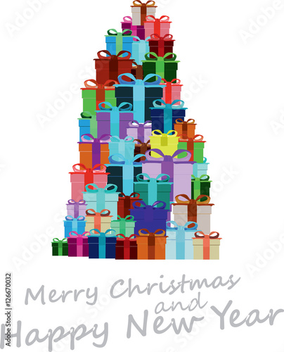 &quot;Merry christmas and Happy New year card&quot; Stockfotos und lizenzfreie