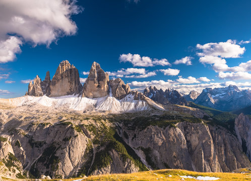 Scenic view of Italian Dolomites