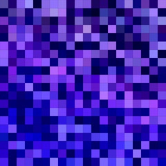 Blue purple square mosaic background