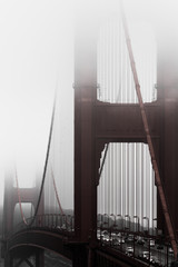 foggy day at the Golden Gate bridge