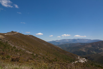 Fototapeta na wymiar Mountain range in Portugal