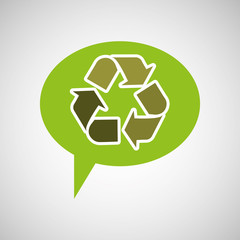 Obraz premium symbol recycle design vector illustration eps 10