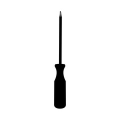 screwdriver tool icon image vector illustration design 