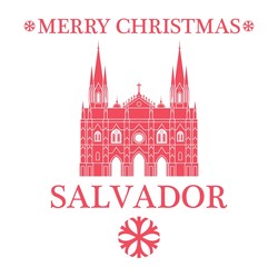 Obraz na płótnie Canvas Merry Christmas Salvador