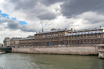Views of buildings, monuments and famous places in Paris, from the river Seine