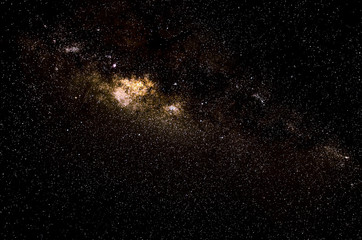 Fototapeta na wymiar Stars and galaxy space sky night background, Africa 