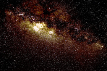 Fototapeta na wymiar Shiny stars and galaxy space sky night background, Africa 