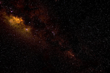 Fototapeta premium Stars and galaxy space sky night background, Africa 
