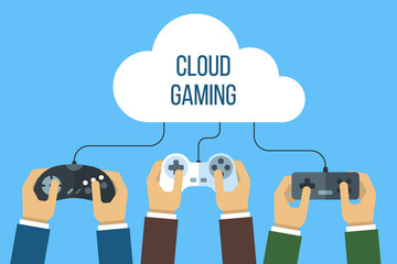 Cloud gaming concept © colorcocktail