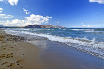 The Aegean Sea. View from the beach of Georgioupolis, Crete © Jurek Adamski