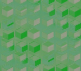 background on a gray and green sulfur and green lined with fuzzy dice