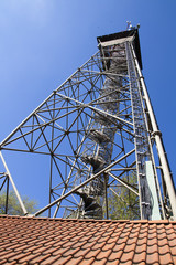 Modern city view in the morning