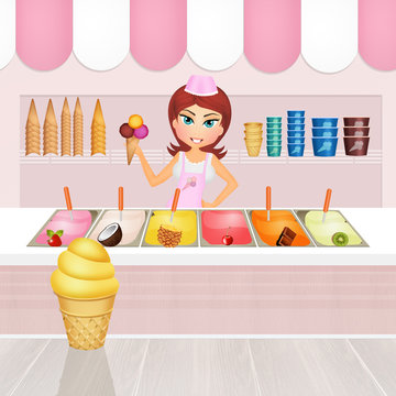 ice cream shop