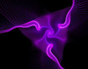 Abstract fractal image