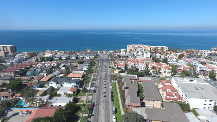 Fototapeta premium South Redondo Beach Aerial Drone of City