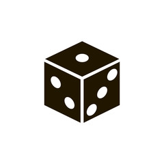 Dice icon vector