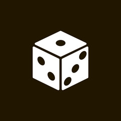 Dice icon vector