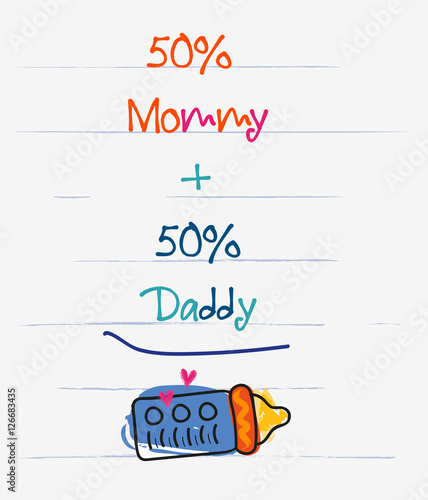 50 Mom 50 Dad Design Baby Shower Card Newborn Baby Clip Art 50 Mom 50 Dad Design Baby Shower Card Newborn Baby Clip Art