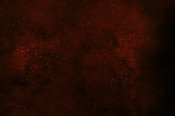 Bubbles floating in the liquid dark drink, abstract image.