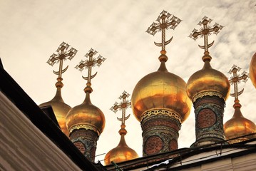 Obraz premium Moscow Kremlin. Color photo.