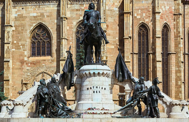 King Matthias Corvin Statue