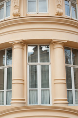 Windows in historic building