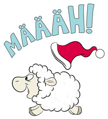 Rennendes Schäfchen