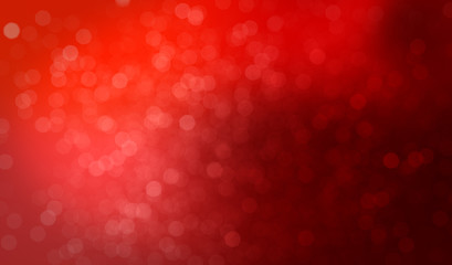 Christmas abstract blurred background/Red  abstract Christmas background with bright bokeh lights