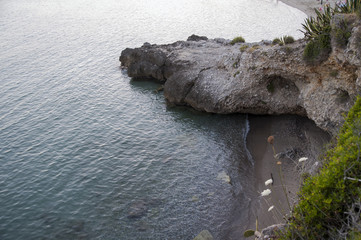 Sandbar along the coast