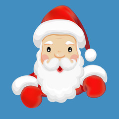 cute santa cartoon