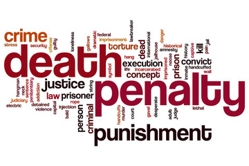 Death penalty word cloud