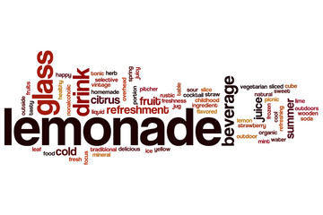 Lemonade word cloud