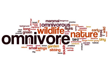 Omnivore word cloud