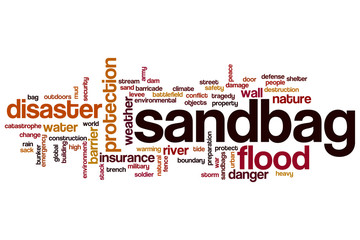 Sandbag word cloud